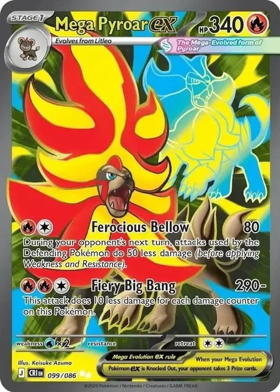 CRI - 099 - Mega Pyroar ex
