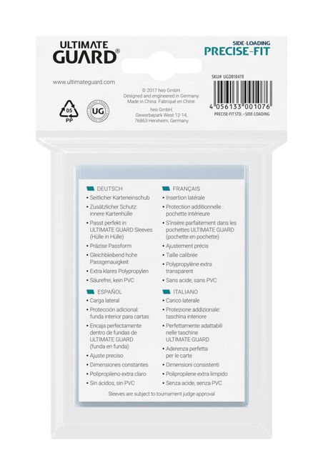 Hovedbilde Ultimate Guard Precise-Fit Sleeves Standard Size ...