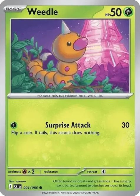 Hovedbilde CRI - 001 - Weedle