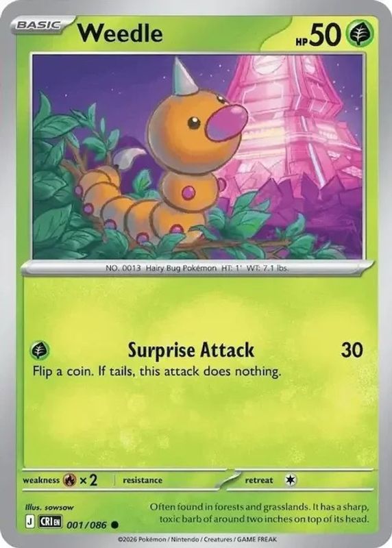 CRI - 001 - Weedle